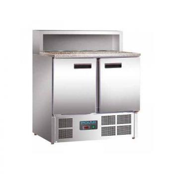 Polar Pizzakühltisch 2-türig 288L